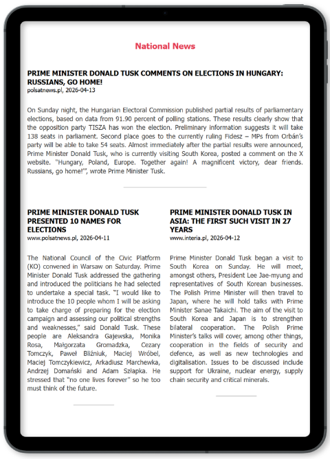 Example Polish News Bulletin