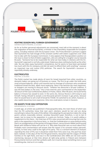 PNB Weekend Supplement